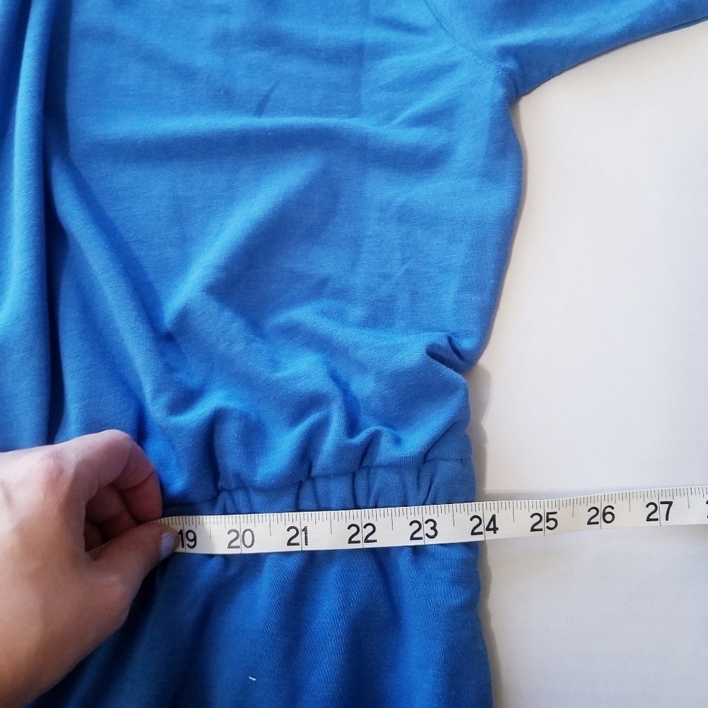 NEW Nike | Dri Fit Plus Size Jumpsuit + Front Tie, 1X, Blue - Picture 7 of 16